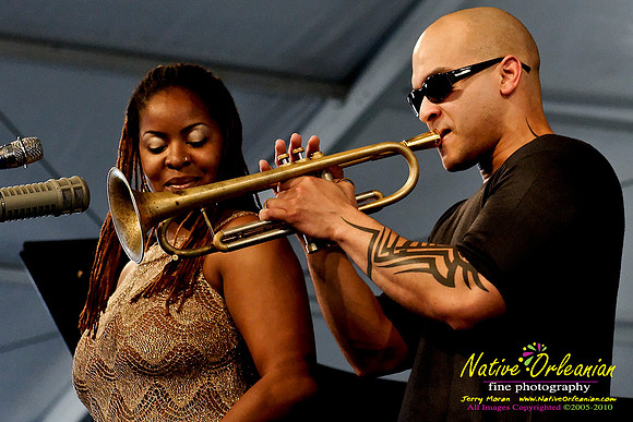 Irvin Mayfield at the New Orleans Jazz and Heritage Festival