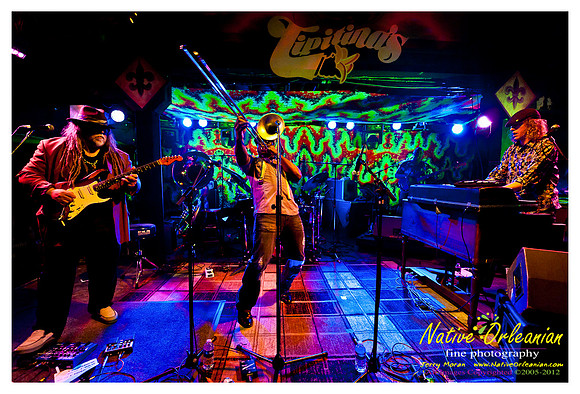 7 Walkers at Tipitinas 16x24 Museum Wrapped Canvas