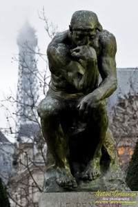 At the Rodin Museum, nice place to be "pensive".....