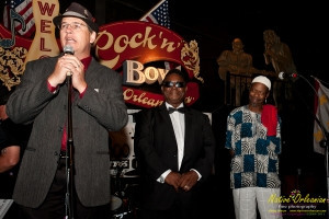 What a special night last night was for Ernie Vincent and Walter Wolfman Washington, Both inducted into the Louisiana Music Hall of Fame with family and friends present, then off to Le Bon Temps where Walter sat in with Ernie for a set........one of those nights I know I will never forget. So happy for both of these deserving musicians and damn good people who have brought so much joy to so many over the years.  Thank you for Ernie, Walter and Barbara for letting me share and be a part of this special evening, one I will never forget!