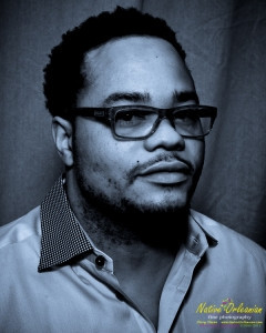 A few Pics from a quick studio photo shoot last week with Derrick Freeman, primarily for head shots with a few looks for a trip to L.A..  This one shot with a infrared converted camera.