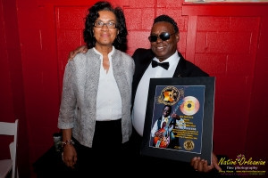 What a special night last night was for Ernie Vincent and Walter Wolfman Washington, Both inducted into the Louisiana Music Hall of Fame with family and friends present, then off to Le Bon Temps where Walter sat in with Ernie for a set........one of those nights I know I will never forget. So happy for both of these deserving musicians and damn good people who have brought so much joy to so many over the years.  Thank you for Ernie, Walter and Barbara for letting me share and be a part of this special evening, one I will never forget!