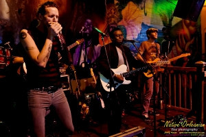 Caught John Lisi and Delta Funk last night at Cafe Negril, featuring Jason Ricci on harmonica and New Orleans Blues Legend Ernie Vincent on guitar.  I am continually amazed at the sounds Jason blows out of his toolbox of harps and seeing him jam with Ernie Vincent was just icing on the cake.  Wouldn