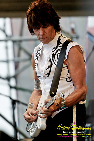 Jeff Beck at the New Orleans Jazz and Heritage Festival 2010