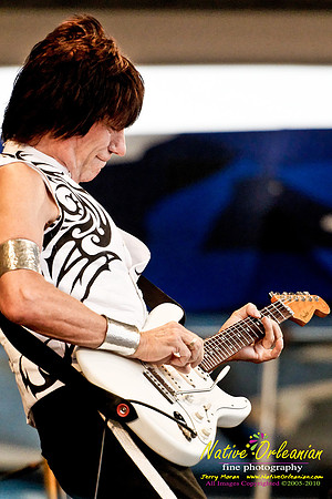 Jeff Beck at the New Orleans Jazz and Heritage Festival 2010