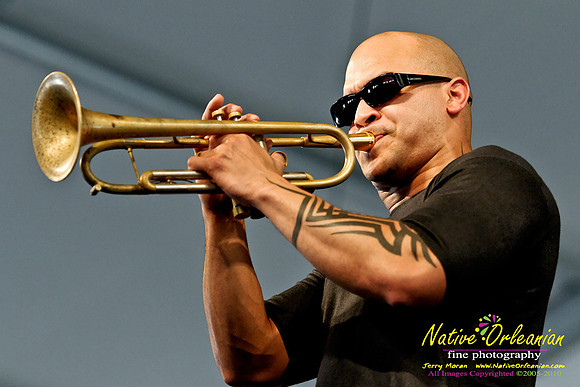 Irvin Mayfield at the New Orleans Jazz and Heritage Festival