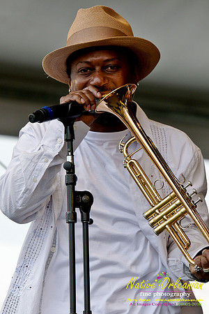 Kermit Ruffins at the New Orleans Jazz and Heritage Festival 201