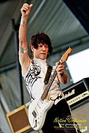 Jeff Beck at the New Orleans Jazz and Heritage Festival 2010