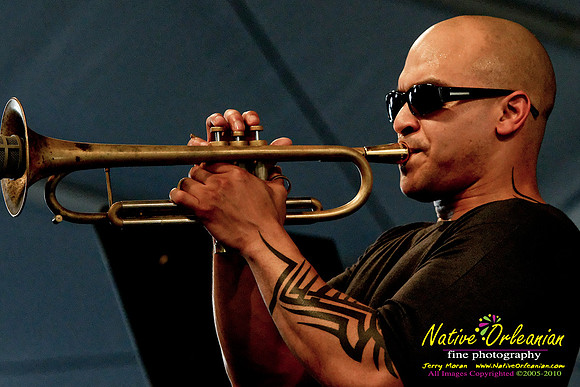 Irvin Mayfield at the New Orleans Jazz and Heritage Festival