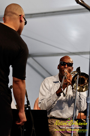 Irvin Mayfield at the New Orleans Jazz and Heritage Festival